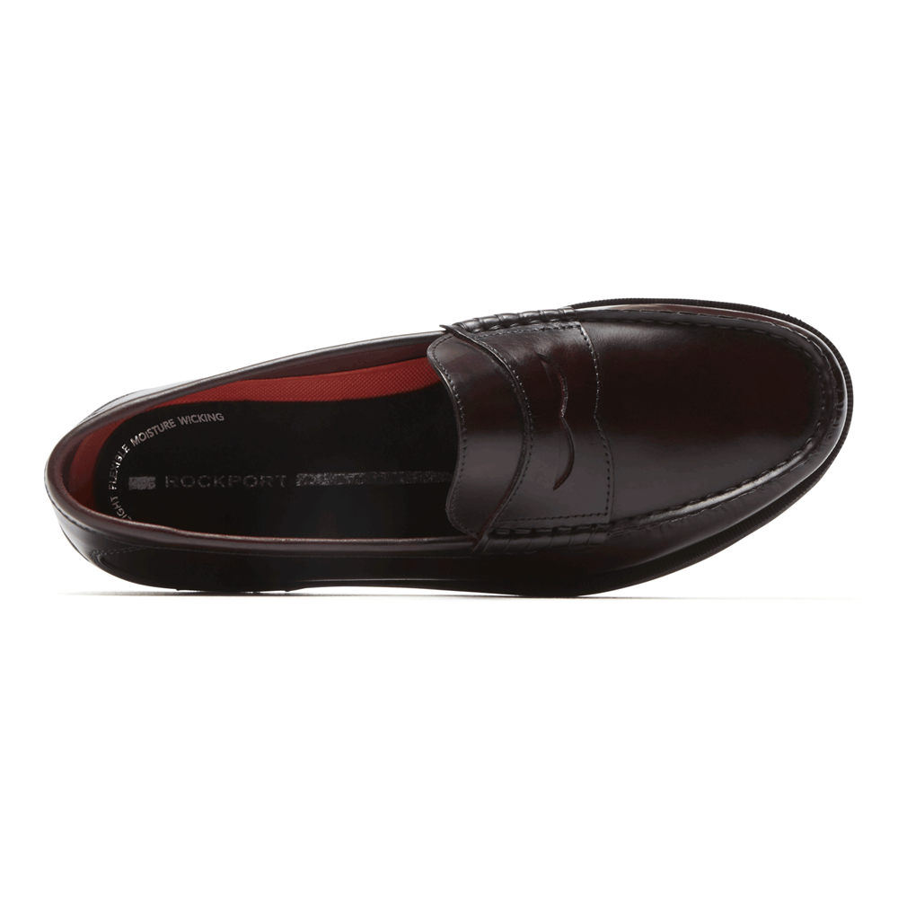 Rockport Loafers Herre Burgunder - Modern Prep Penny - EDZP42986